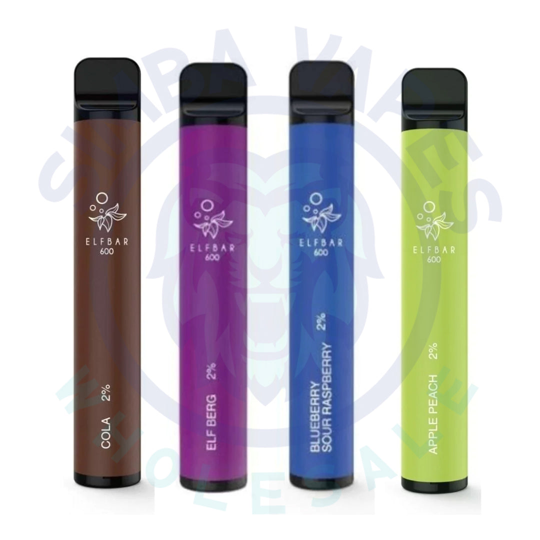 Elf bar 600 Puffs Disposable Vape (Caja de 10)