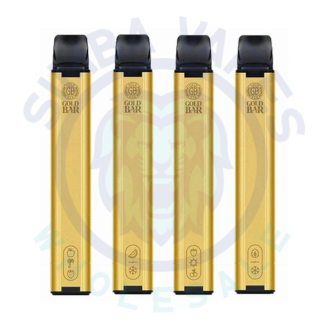 Gold Bar 600 Disposable Vape Puff Pod (Caja de 10)