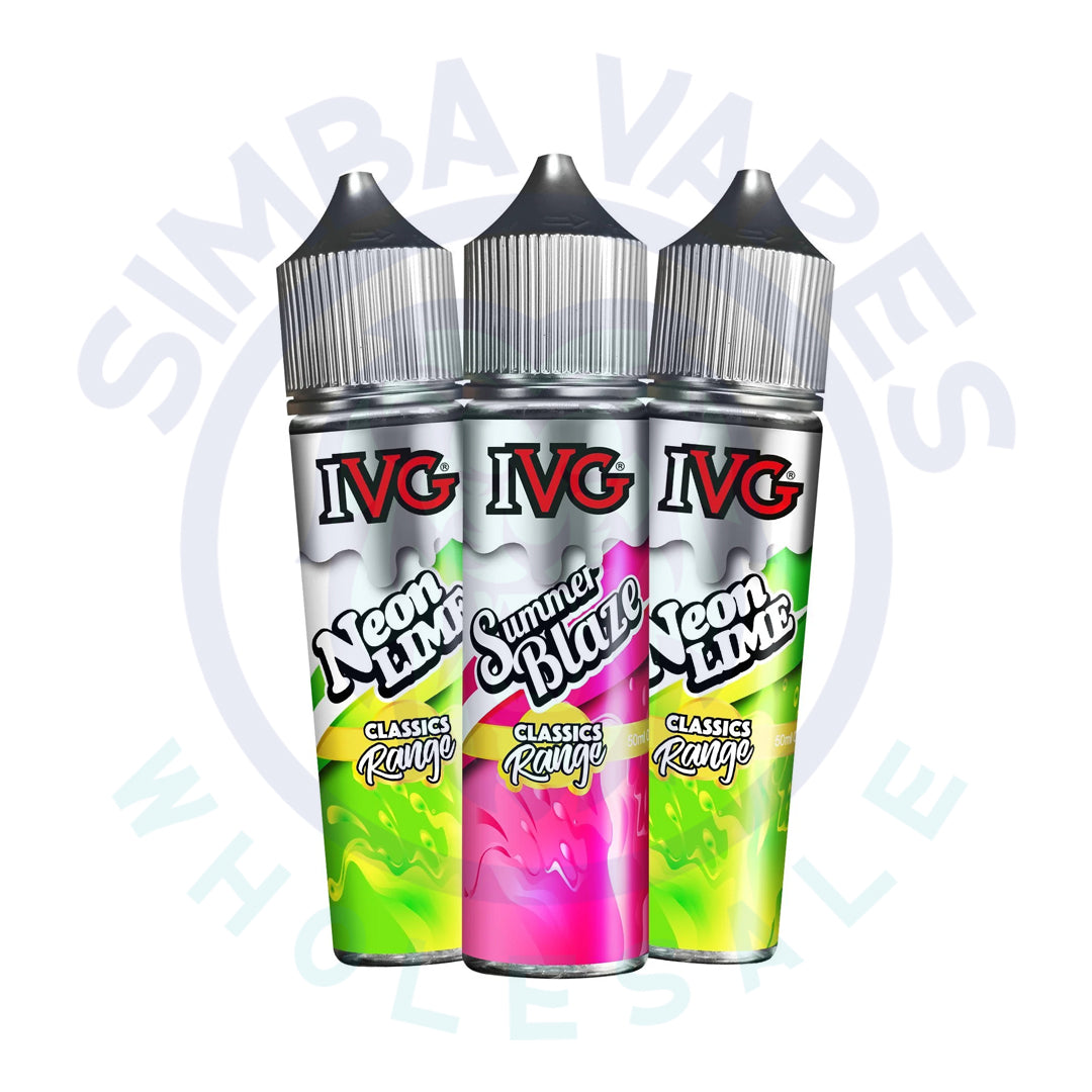 IVG Classic Range 50ml E-liquids