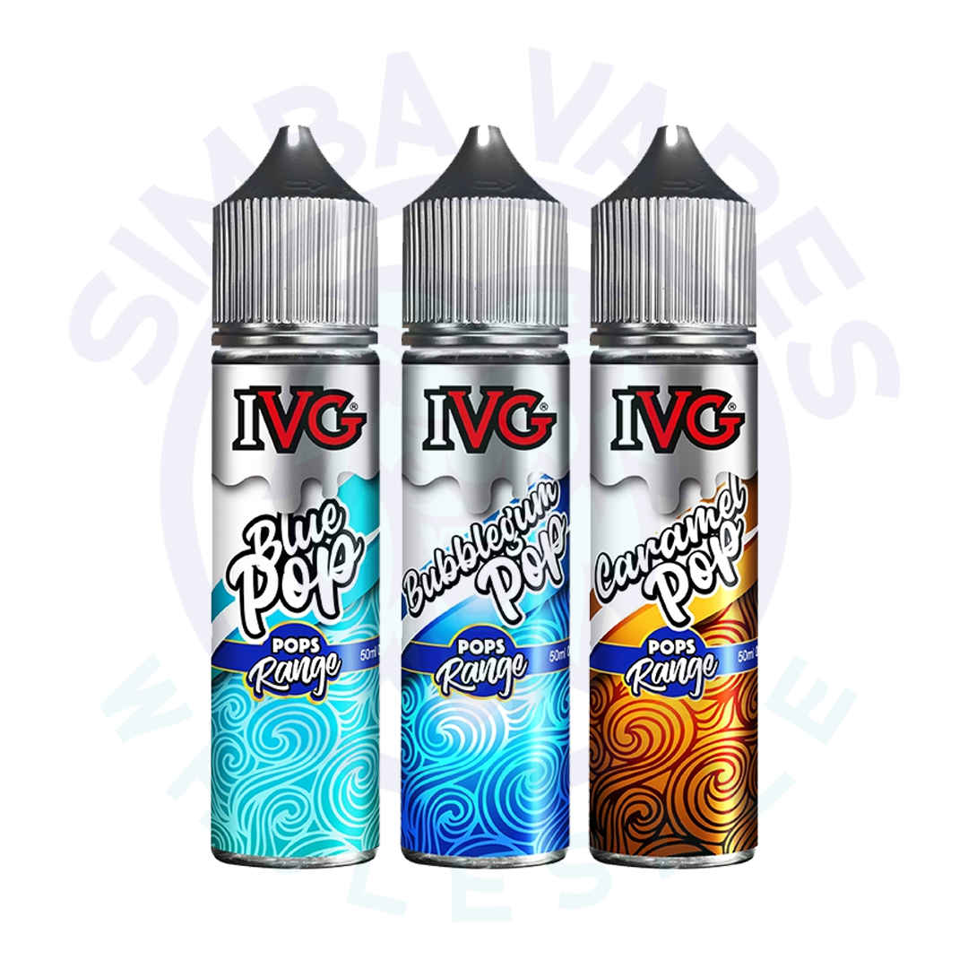 IVG Pop Range 50ml Shortfill (Pack Of 10)