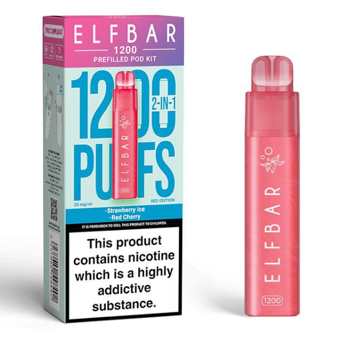 ELF BAR 1200 2 in 1 Prefilled Pod Kit (Box of 5)