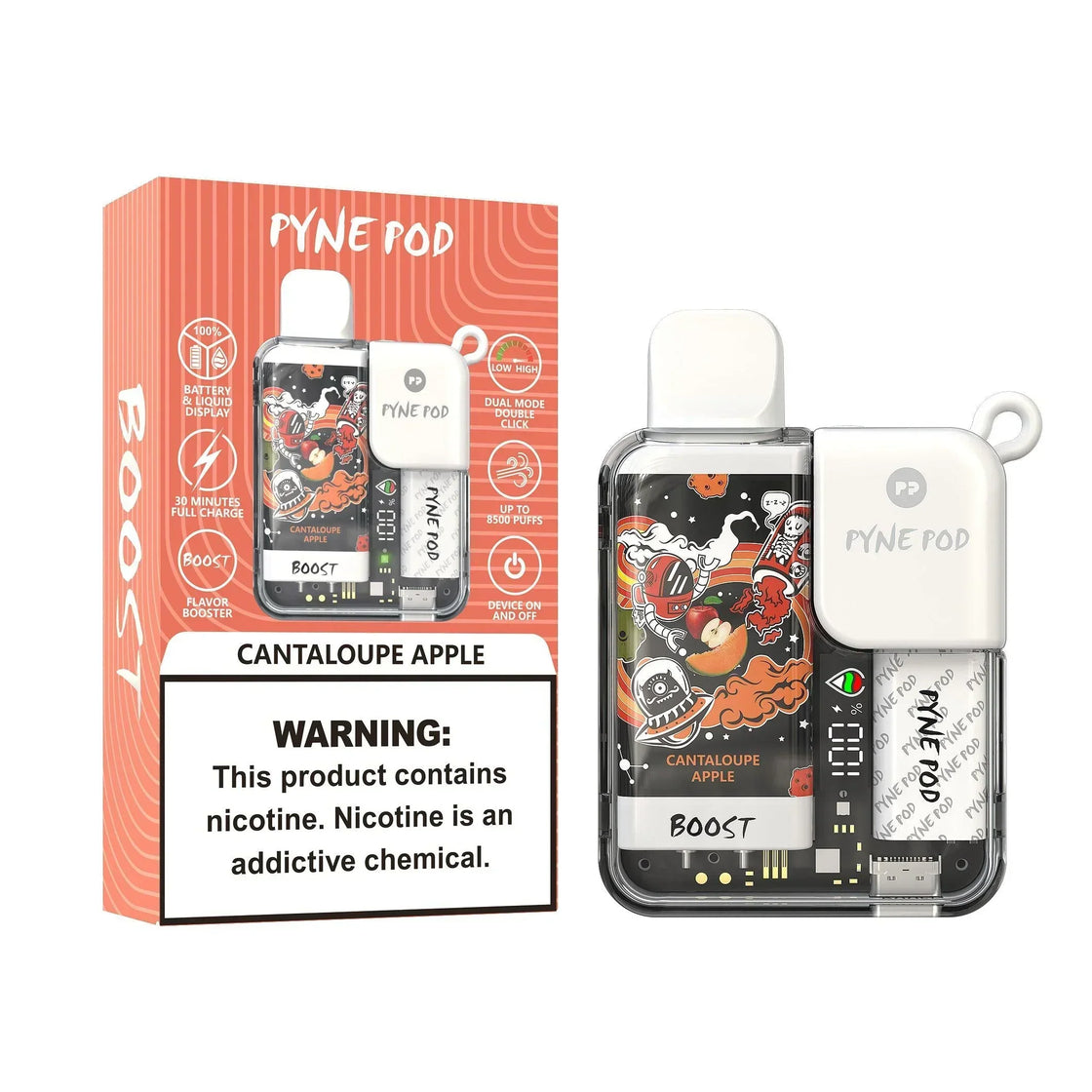 Pyne Pod Boost 8500 Puffs Disposable Vape (Box of 5)