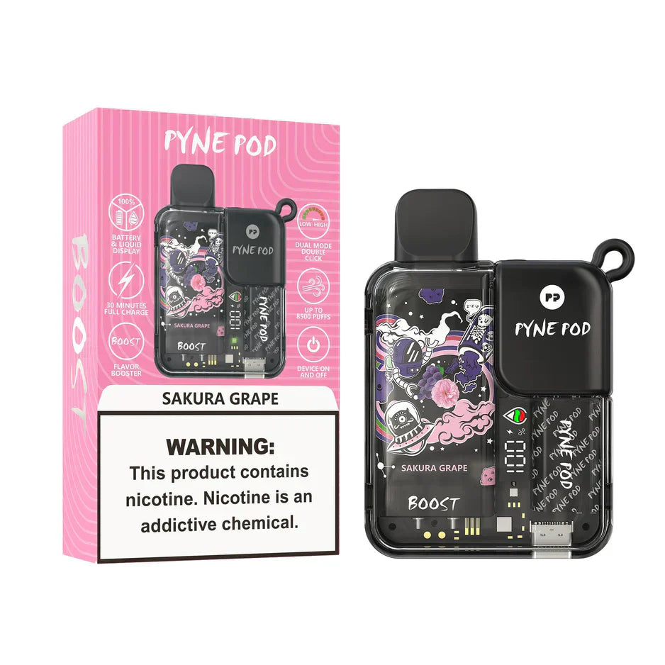 Pyne Pod Boost 8500 Puffs Disposable Vape (Box of 5)