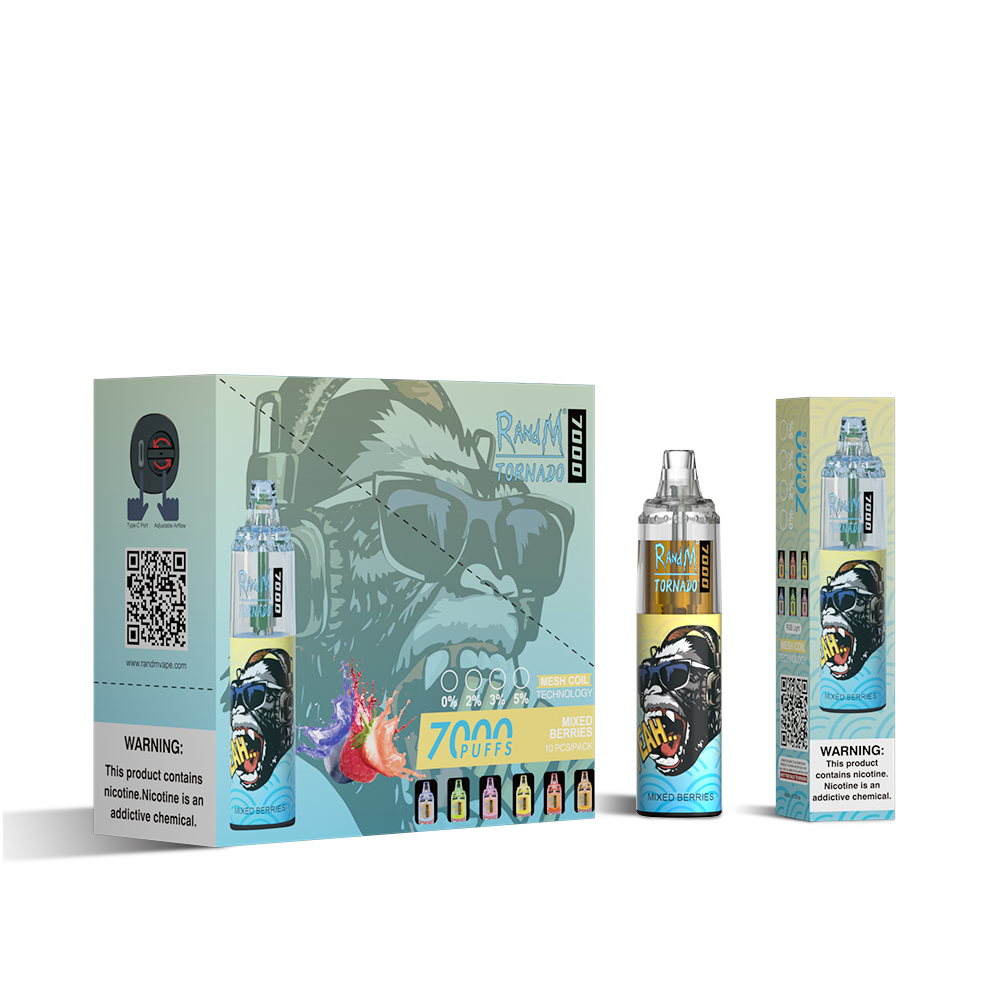 RAndM Tornado 7000 Puffs Disposable Vape (Pack of 10)