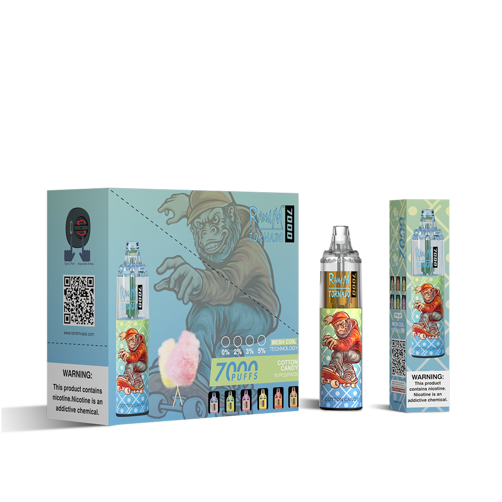 RAndM Tornado 7000 Puffs Disposable Vape (Caja de 10)