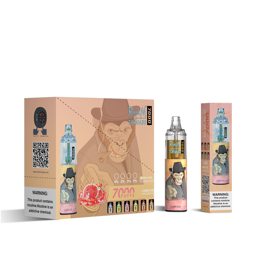 RAndM Tornado 7000 Puffs Disposable Vape (Caja de 10)