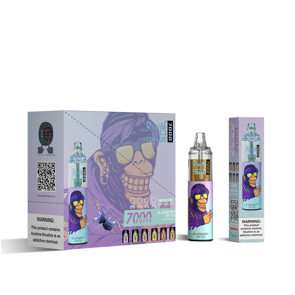 RAndM Tornado 7000 Puffs Disposable Vape (Caja de 10)