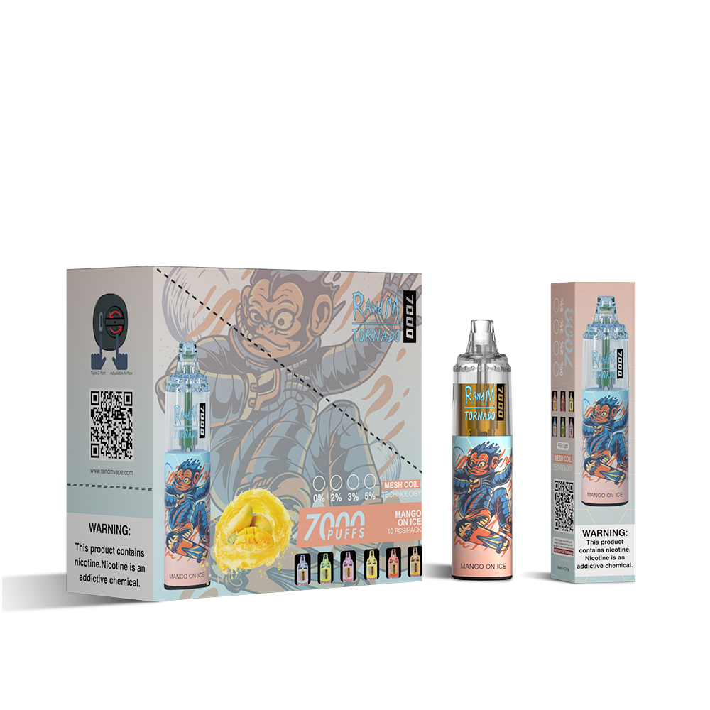 RAndM Tornado 7000 Puffs Disposable Vape (Caja de 10)