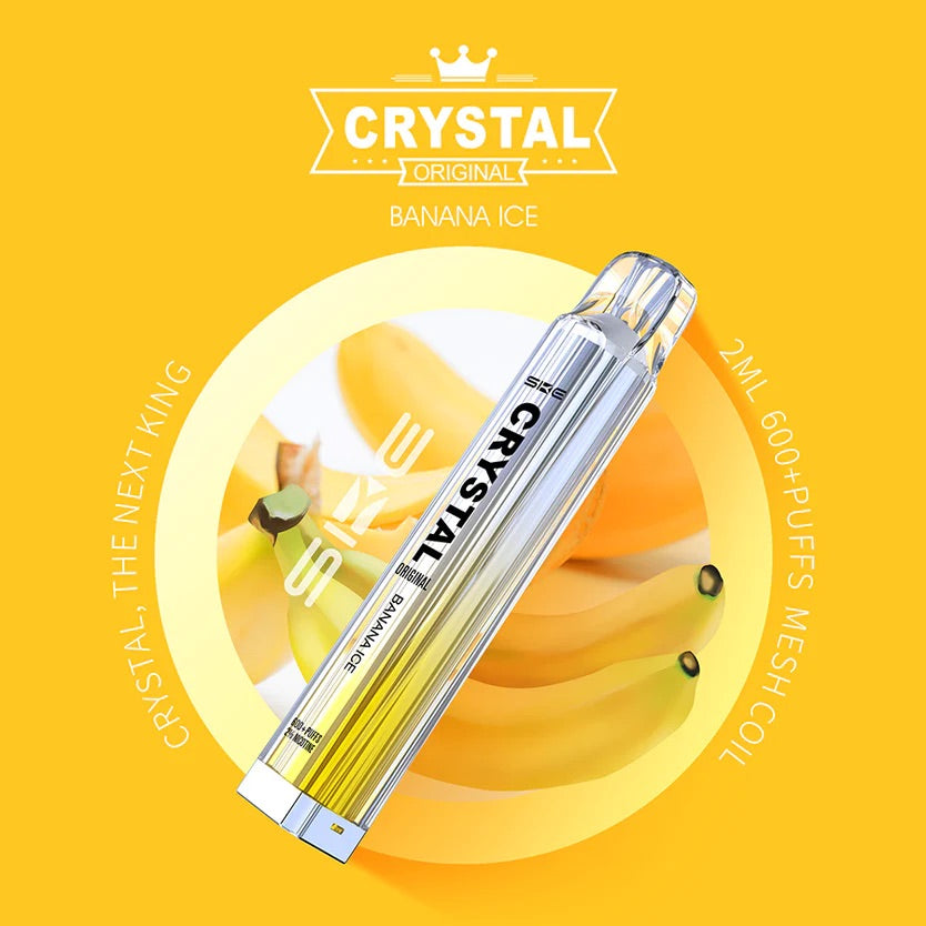 SKE Crystal Bar 600 Puffs Disposable Vape (Caja de 10)