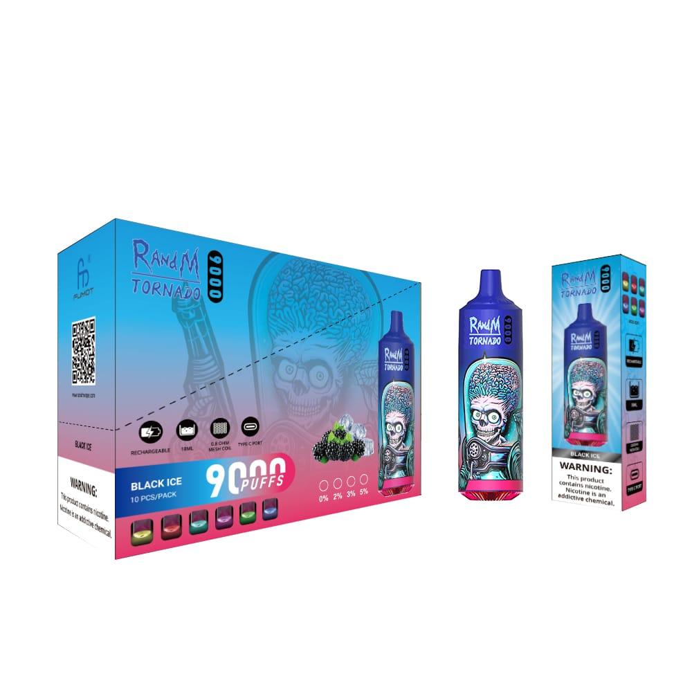 RAndM Tornado 9000 Puffs Disposable Vape (Caja de 10)