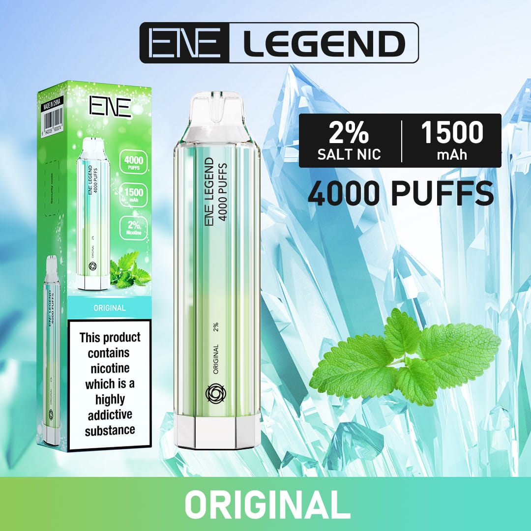 ENE Elux Legend 4000 Puffs Disposable Vape - (Caja de 10)