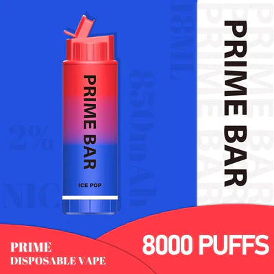 Prime Bar 8000 Disposable Vape Pod Device (Caja de 10)