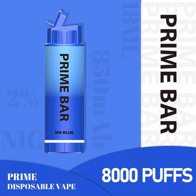 Prime Bar 8000 Disposable Vape Pod Device (Caja de 10)