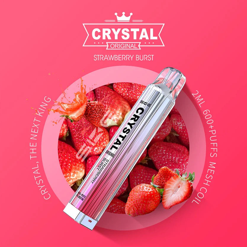 SKE Crystal Bar 600 Puffs Disposable Vape (Caja de 10)