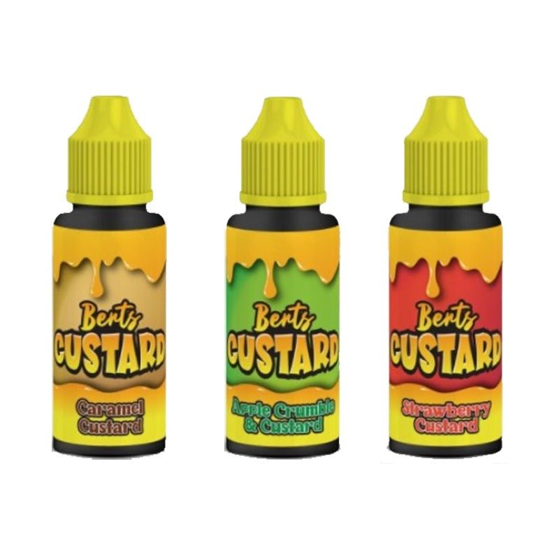 Kingston Berts Custard 100ML Shortfill (Pack Of 10)