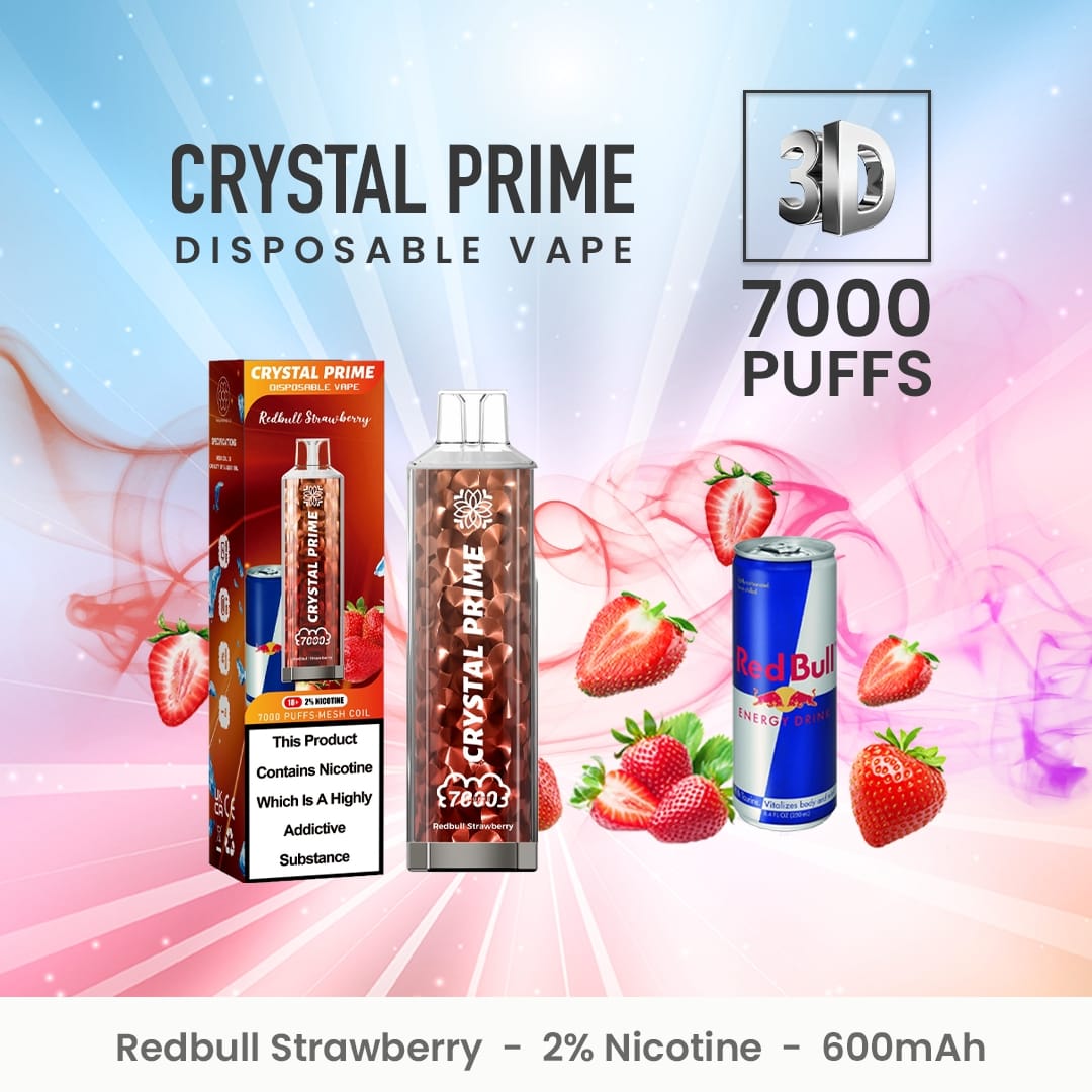 Crystal Prime 7000 Disposable Vape Puff Pod Device (Caja de 10)