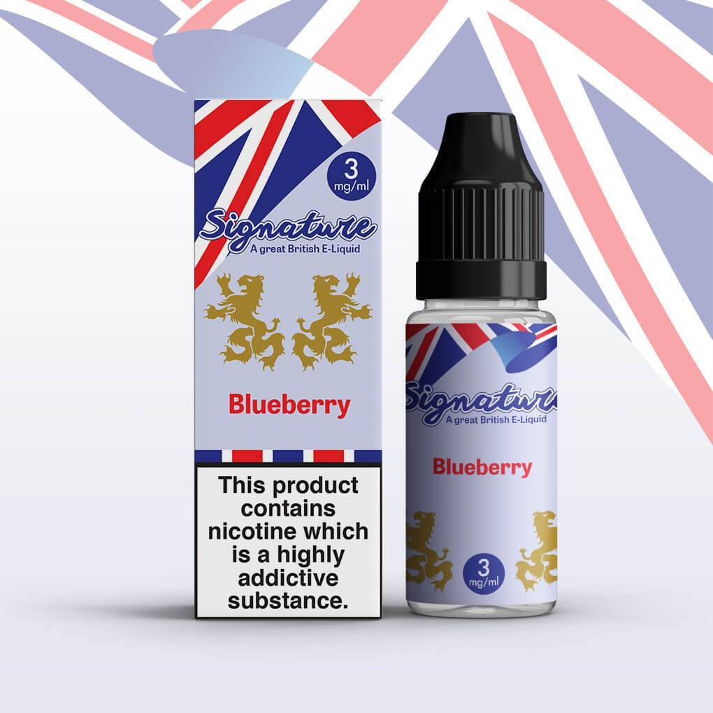 Signature - Blueberry - 10ml E-liquids (Pack of 10)