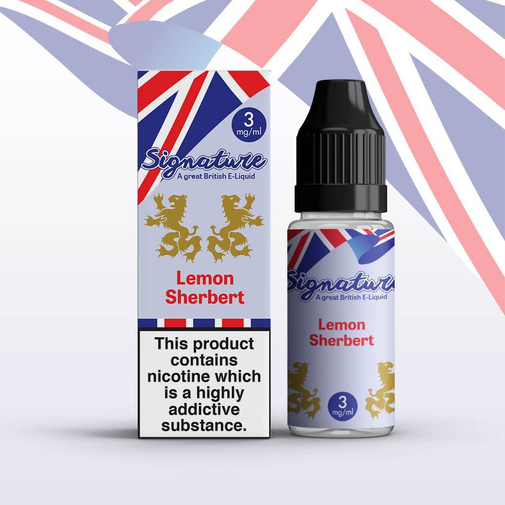 Signature - Lemon Sherbert - 10ml E-liquids (Pack of 10)