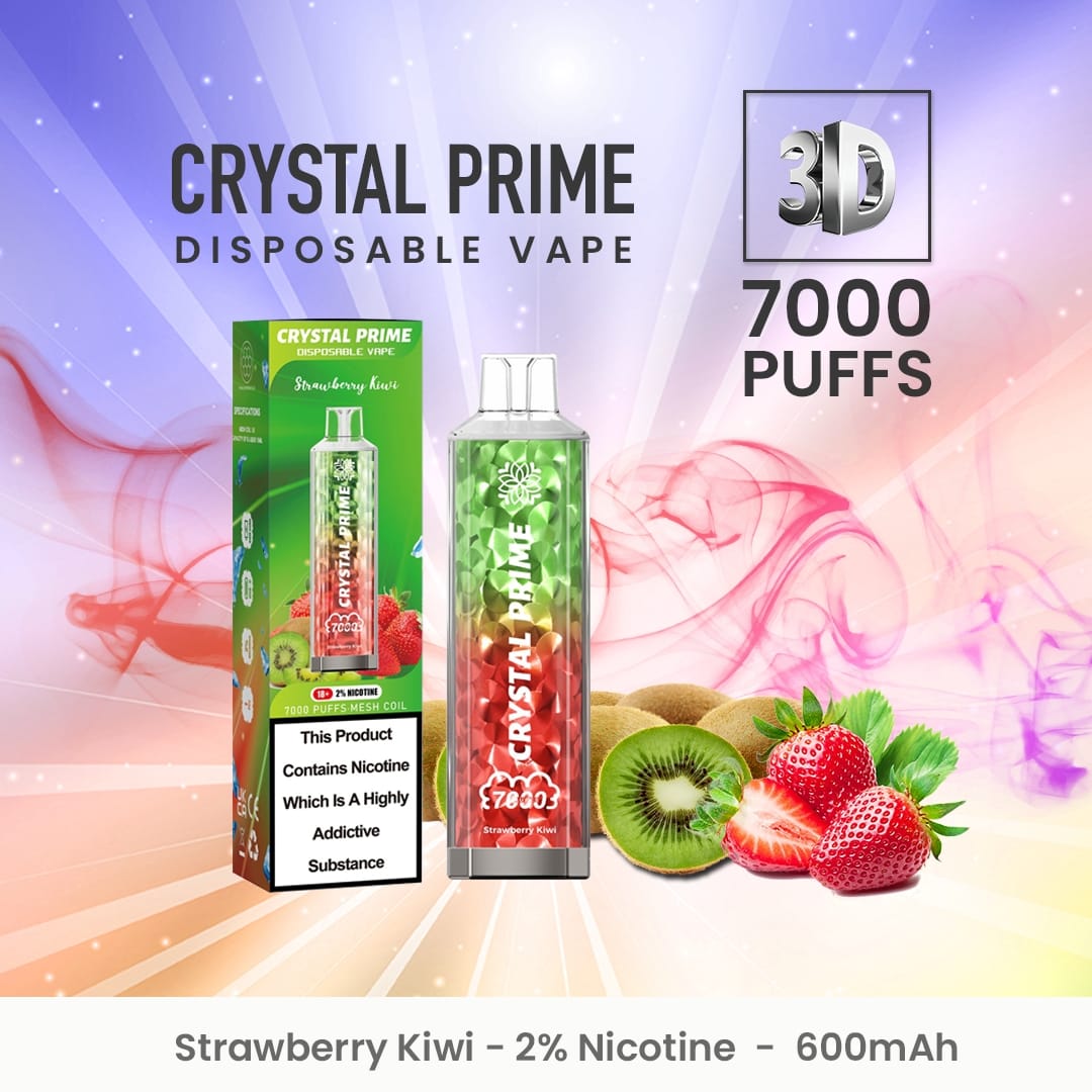 Crystal Prime 7000 Disposable Vape Puff Pod Device (Caja de 10)