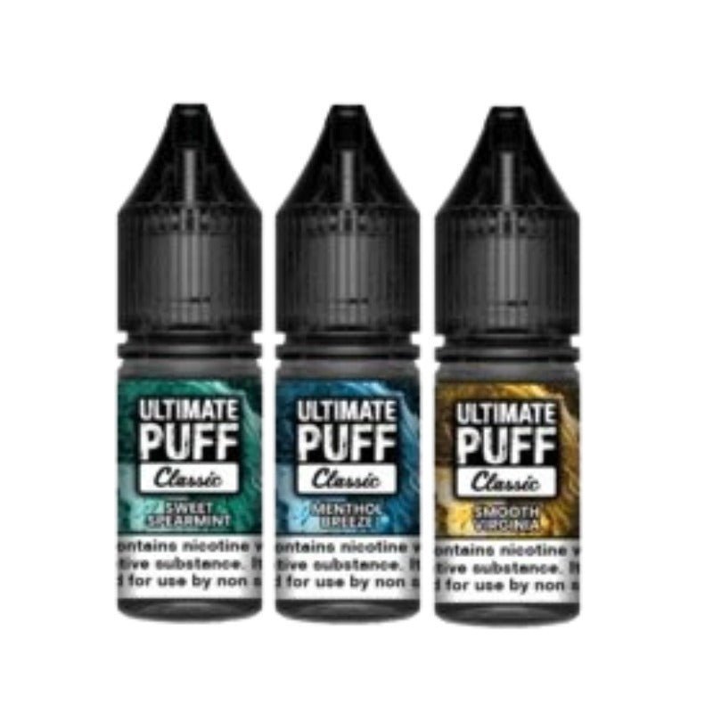 Ultimate Puff 50/50 Classic 10ml E-liquids (Box of 10)